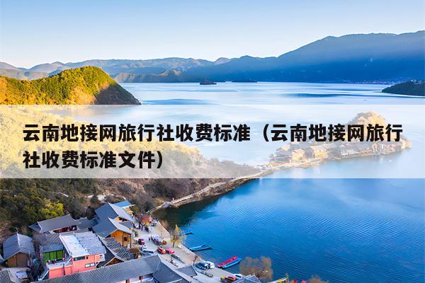 云南地接网旅行社收费标准（云南地接网旅行社收费标准文件）