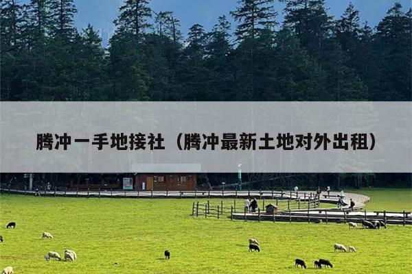 腾冲一手地接社（腾冲最新土地对外出租）
