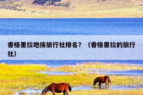 香格里拉地接旅行社排名？（香格里拉的旅行社）