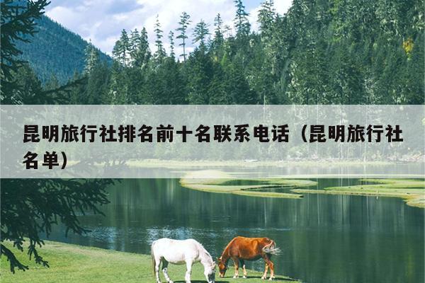 昆明旅行社排名前十名联系电话（昆明旅行社名单）