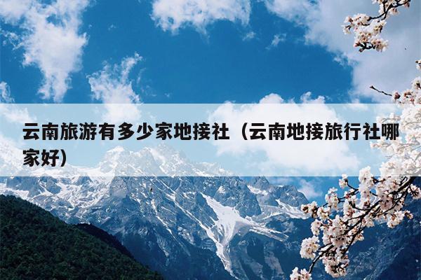 云南旅游有多少家地接社（云南地接旅行社哪家好）