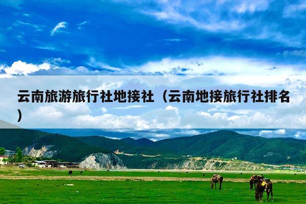 云南旅游旅行社地接社（云南地接旅行社排名）