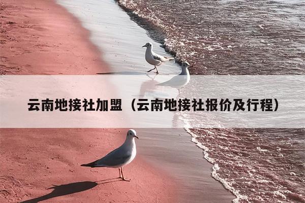 云南地接社加盟（云南地接社报价及行程）