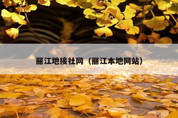 丽江地接社网（丽江本地网站）