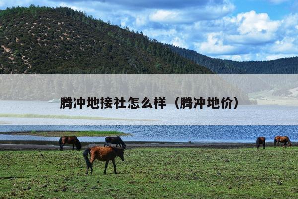 腾冲地接社怎么样（腾冲地价）