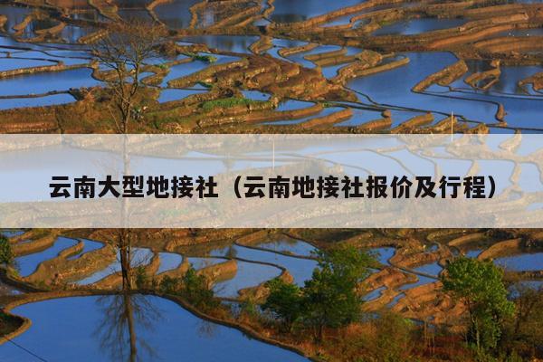 云南大型地接社（云南地接社报价及行程）