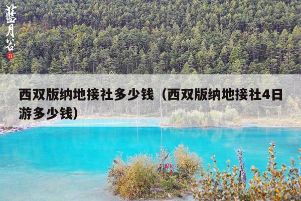 西双版纳地接社多少钱（西双版纳地接社4日游多少钱）