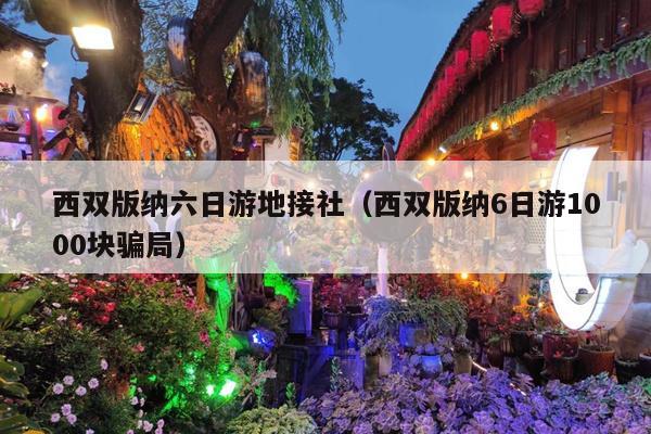 西双版纳六日游地接社（西双版纳6日游1000块骗局）