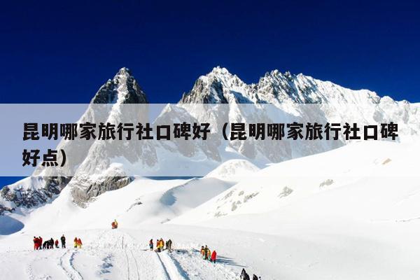 昆明哪家旅行社口碑好（昆明哪家旅行社口碑好点）