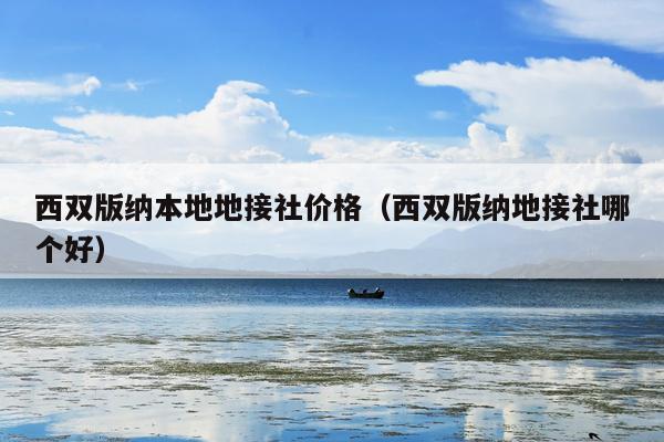 西双版纳本地地接社价格（西双版纳地接社哪个好）
