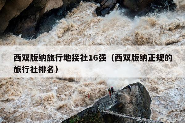 西双版纳旅行地接社16强（西双版纳正规的旅行社排名）