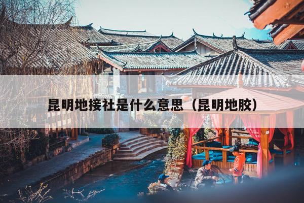 昆明地接社是什么意思（昆明地胶）