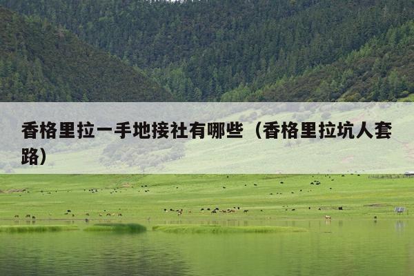 香格里拉一手地接社有哪些（香格里拉坑人套路）