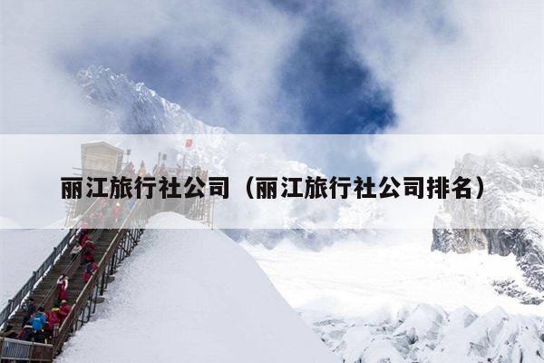 丽江旅行社公司（丽江旅行社公司排名）