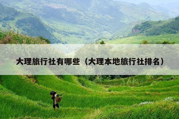 大理旅行社有哪些（大理本地旅行社排名）