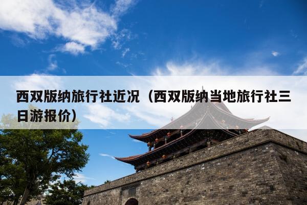西双版纳旅行社近况（西双版纳当地旅行社三日游报价）