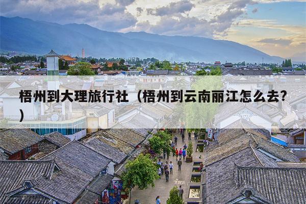 梧州到大理旅行社（梧州到云南丽江怎么去?）