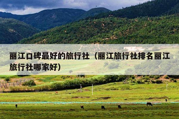 丽江口碑最好的旅行社（丽江旅行社排名丽江旅行社哪家好）