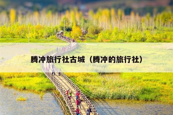 腾冲旅行社古城（腾冲的旅行社）