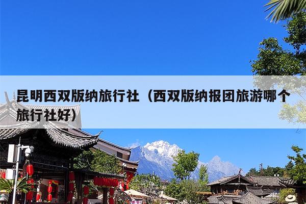 昆明西双版纳旅行社（西双版纳报团旅游哪个旅行社好）