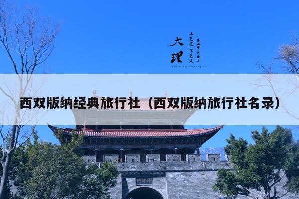 西双版纳经典旅行社（西双版纳旅行社名录）