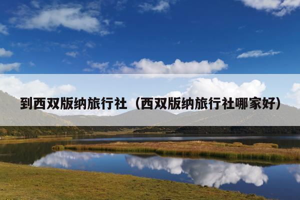 到西双版纳旅行社（西双版纳旅行社哪家好）