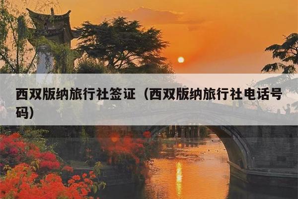 西双版纳旅行社签证（西双版纳旅行社电话号码）