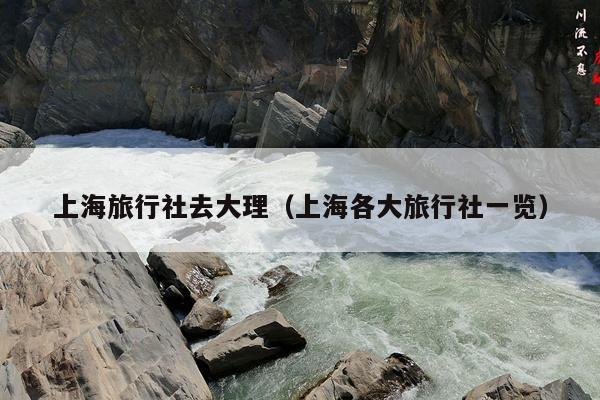 上海旅行社去大理（上海各大旅行社一览）