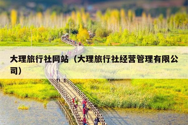 大理旅行社网站（大理旅行社经营管理有限公司）