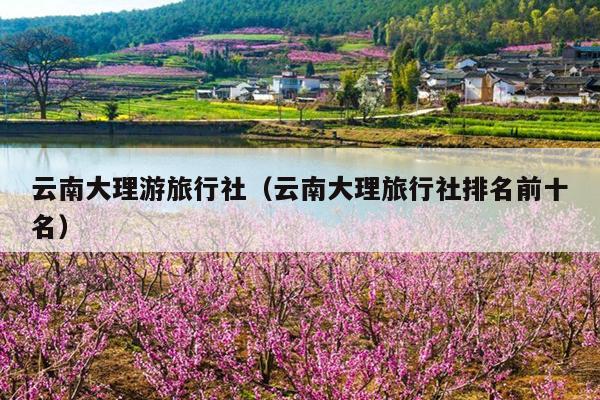 云南大理游旅行社（云南大理旅行社排名前十名）