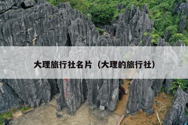 大理旅行社名片（大理的旅行社）