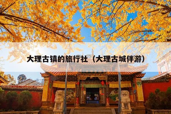 大理古镇的旅行社（大理古城伴游）